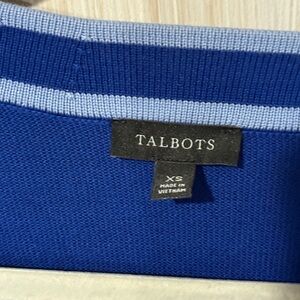 Talbots Royal Blue Knit Top